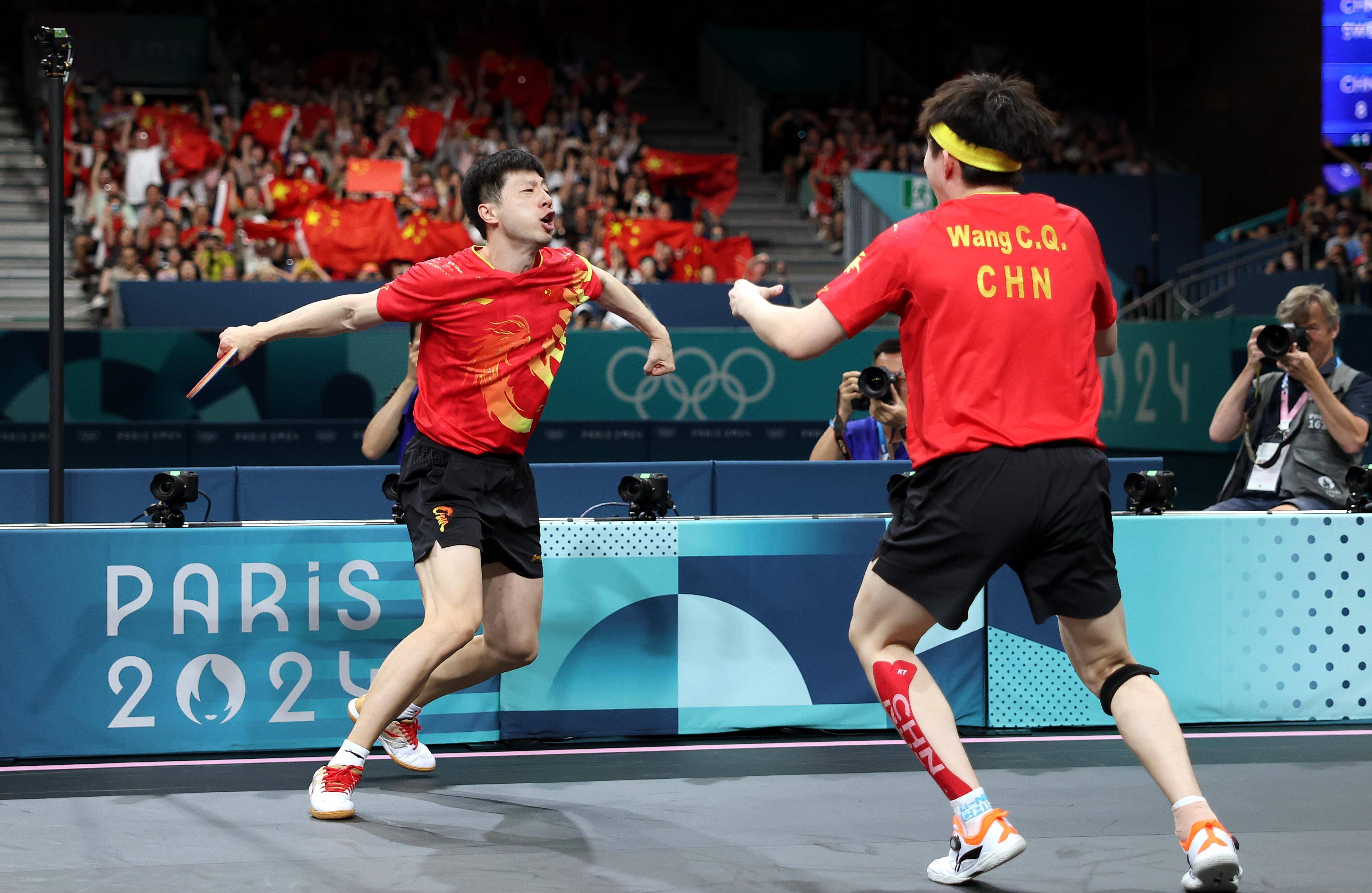 包含法国乒乓球队轻取波兰乒乓球队，马龙爆发神勇的词条