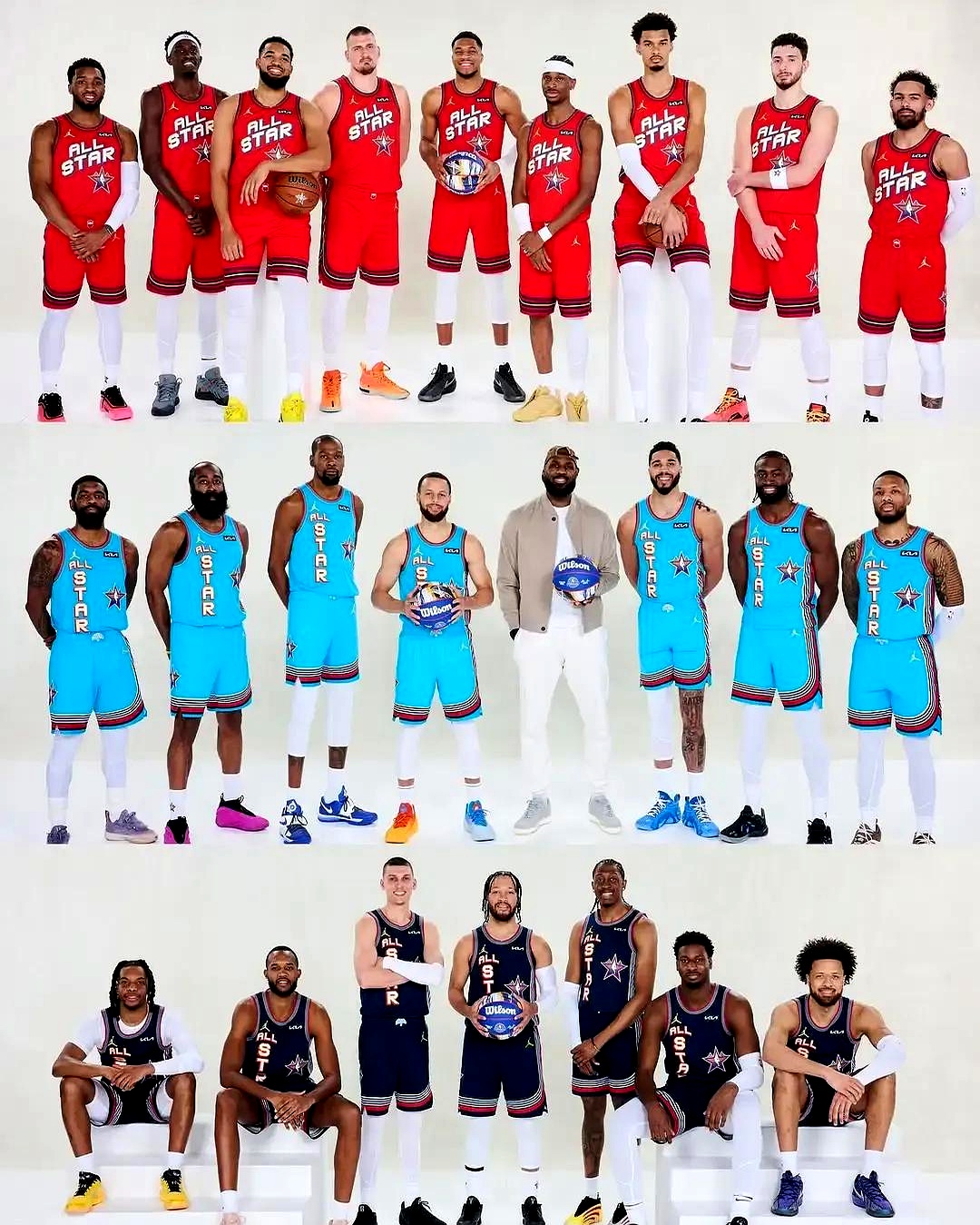 包含东西部全明星队角逐血拼，比赛激烈的词条