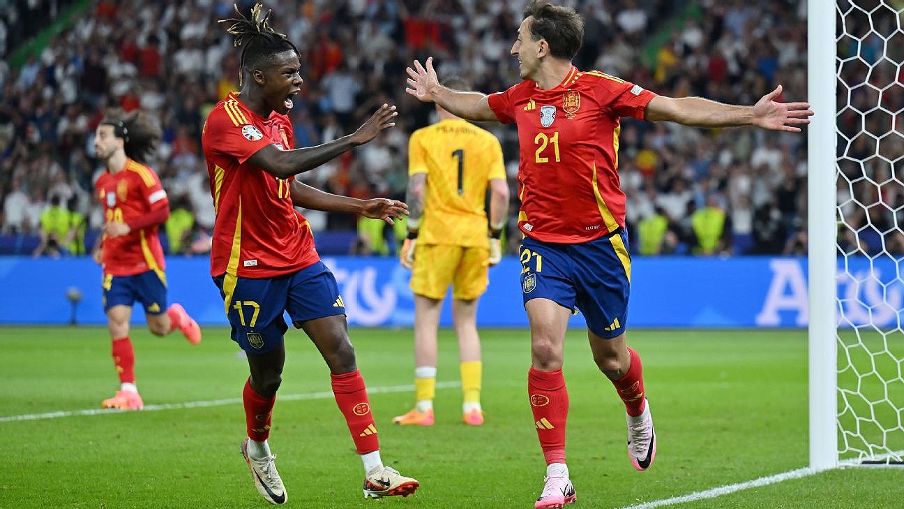 西班牙在欧洲赛场上大放异彩